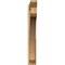 Ekena Millwork Legacy Slat Rough Sawn Outlooker, Western Red Cedar, 6"W x 44"D x 44"H OUT06X44X44LEC06RWR - alternate 3